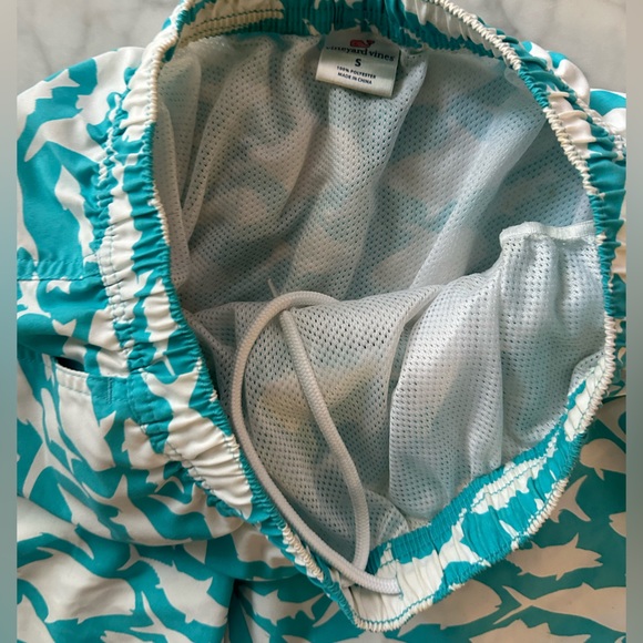 Vineyard Vines Men’s Swim Trunks - Small Sharks 7” inseam - Picture 4 of 4